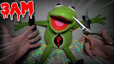 Scary Cutting Open Evil Kermit The Frog At 3am Whats