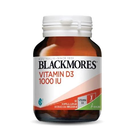 Blackmores Vitamin D3 1000 Iu 60 Kapsul Kegunaan Efek Samping Dosis Dan Aturan Pakai Halodoc