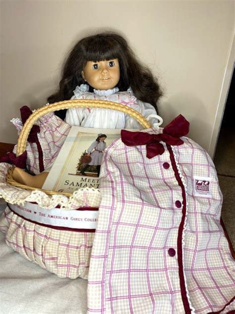 vintage american girl doll full travel set avec samantha doll etsy