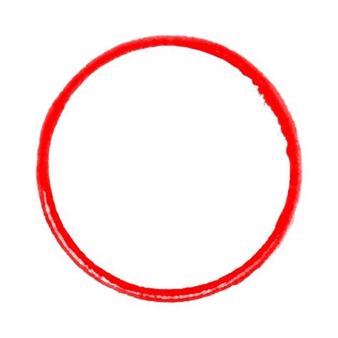 Painted Red Circle — Stock Photo © Magann 27712141