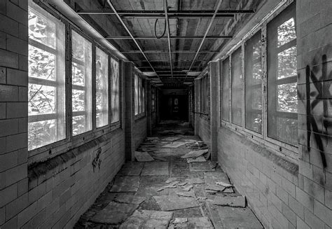 Abandoned Hospital Hallway Photograph By Don Valentine Fine Art America