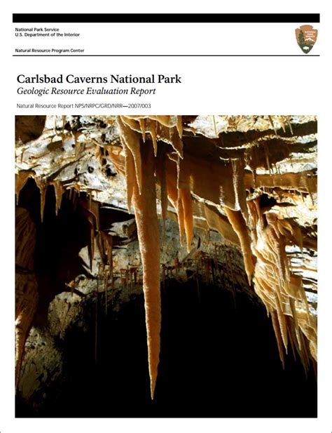 Nps Geodiversity Atlas—carlsbad Caverns National Park New Mexico Us