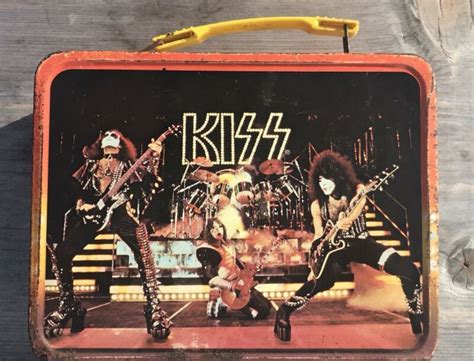 Kiss Lunchbox 1977 Vintage Vintage Lunch Boxes Vintage Thermos Kiss
