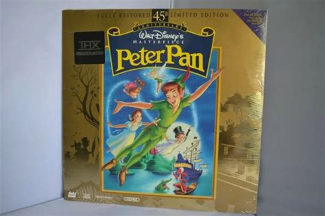 Disneys Peter Pan Laserdisc 45th Anniversary Fully Restored Limited