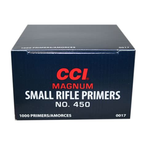 1000 Primers Cci No 450 Small Rifle Magnum Primers Pacific