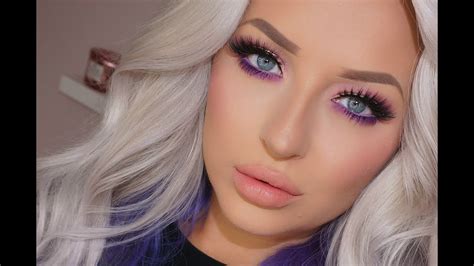 Glam Purple Eyeshadow Makeup Tutorial Youtube