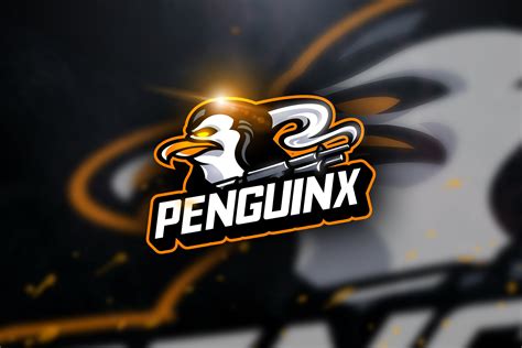 Penguinx Mascot And Esport Logo Branding And Logo Templates ~ Creative