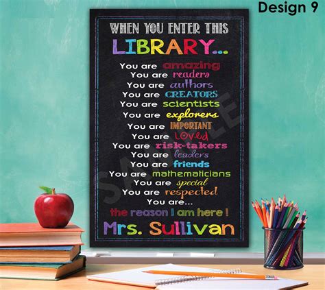 Printable Library Rules Poster Printable Word Searches