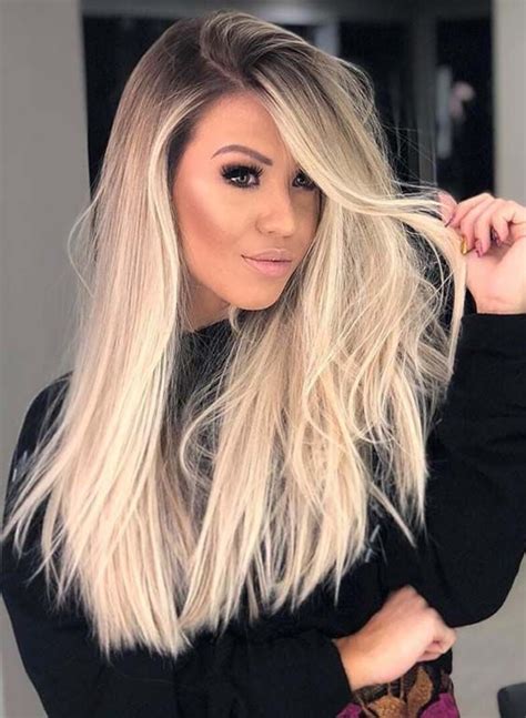 Ombre hairstyles trends 2014 2015 for long ombre hair | b e a u t y … Sensational Long Blonde Hairstyles Trends to Wear in 2018 ...