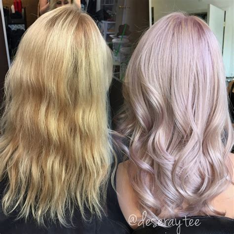 Transformation Pretty In Pale Lavender Pink Pale Pink Hair Blond Rose