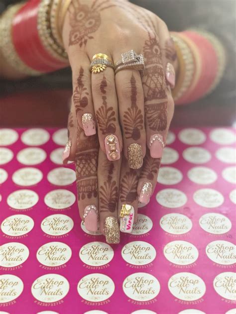 Pin by Puja Malhotra on Indian bridal Nails | Bridal nails, Indian