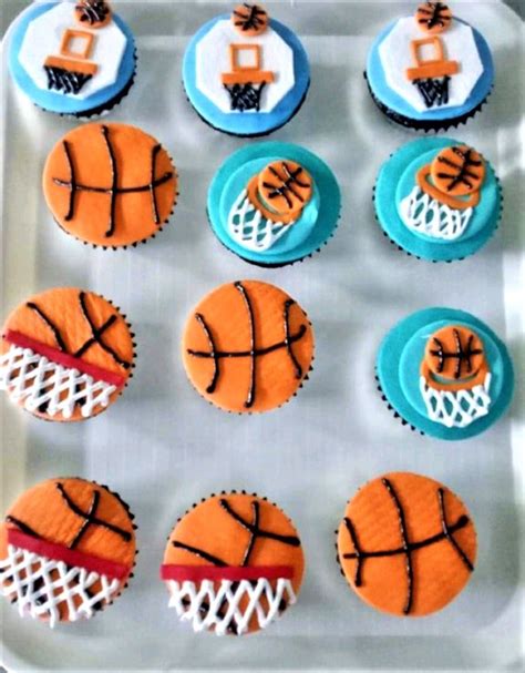 Basketball Cupcakes 7501 Cakes And Memories Bakeshop