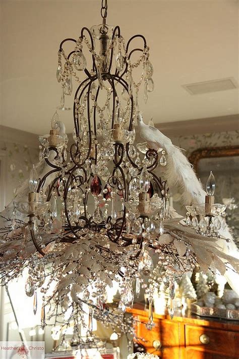 30 Stunning Christmas Decorated Chandeliers For Holiday Sparkle