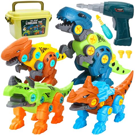 Dreamon Take Apart Dinosaur Toys For Kids Age 5 7 Year Old Ts Set
