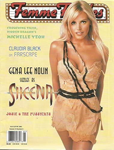 femme fatales magazine vol 10 no 2 may june 2001 with gena lee nolan as sheena on the cover at