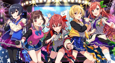 Wallpaper Anime Girls The Idolmaster Shiny Colors X Mastashake Hd