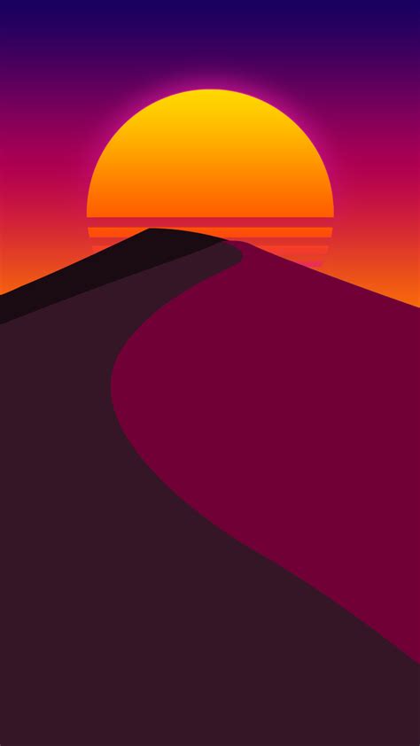 720x1280 Sun Desert Abstract Artwork Moto Gx Xperia Z1z3 Compact
