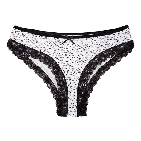 Cheap Plus Size Female Underwear Cotton Panties Sexy Lace Briefs