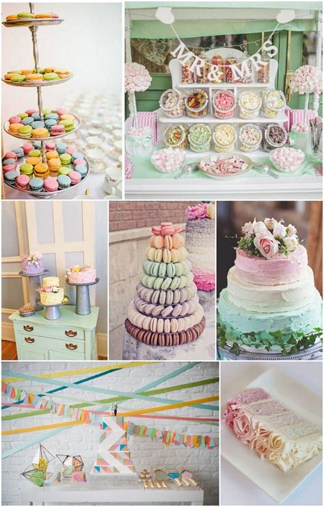Pastel Colored Wedding Decorations For A Colorful Spring Wedding Fairy