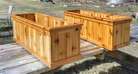Custom Built Cedar Planter Boxes Made To Order
