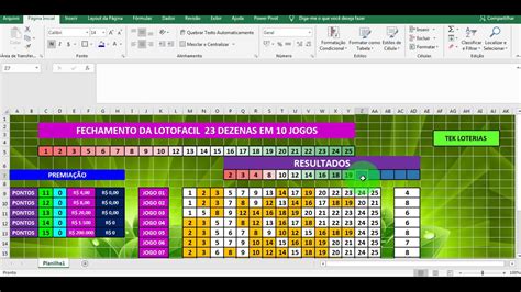 View Planilha Lotofacil 23 Dezenas Png Plani