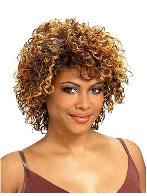 Blonde Messy Curly Capless Afro Black Womens Wigs