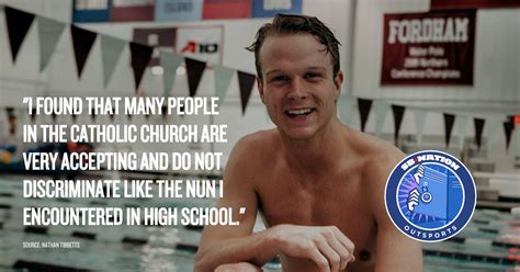 Swimmer Forced To Confront Himself After Catholic Nun Said He Chose To