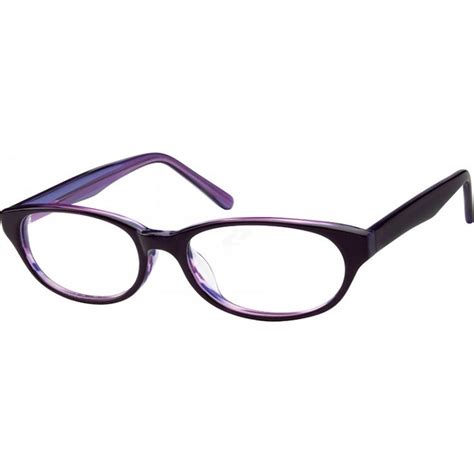 Purple Oval Glasses 487217 Zenni Optical Eyeglasses Eyeglasses Frames For Women Zenni