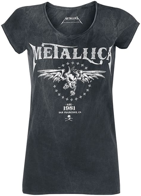 Biker Metallica T Shirt Emp