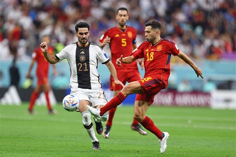 Spain Vs Germany 2022 World Cup Final Score 1 1 Jordi Alba Records