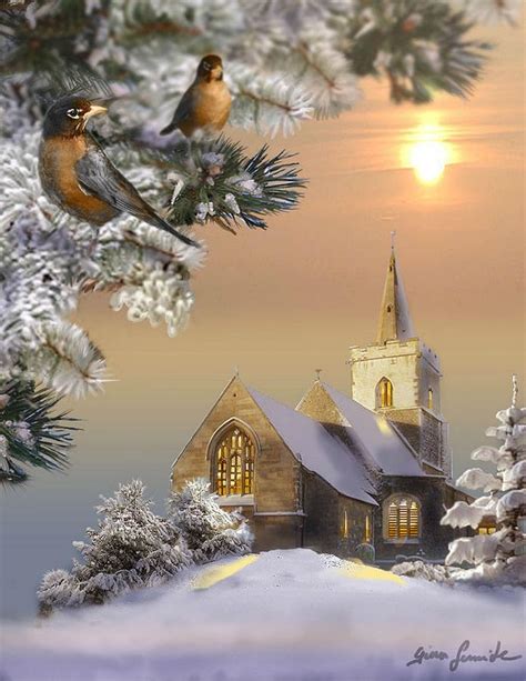 112 Best Churches In Snow Images On Pinterest Christmas Time Xmas