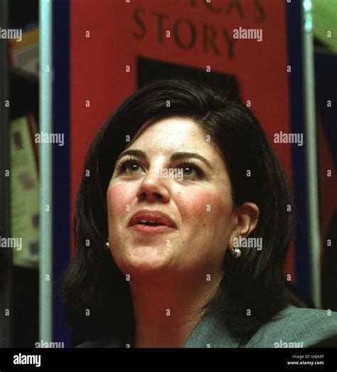 Monica Lewinsky At A Book Signing In Salisbury During Her Visit To