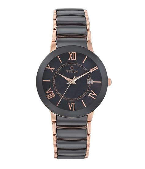 Now i'm going to show the list of best titan watches for women under 2000 rupees. TITAN Ladies Ceramic Black-Rose Gold Watch (95016Wd01 ...