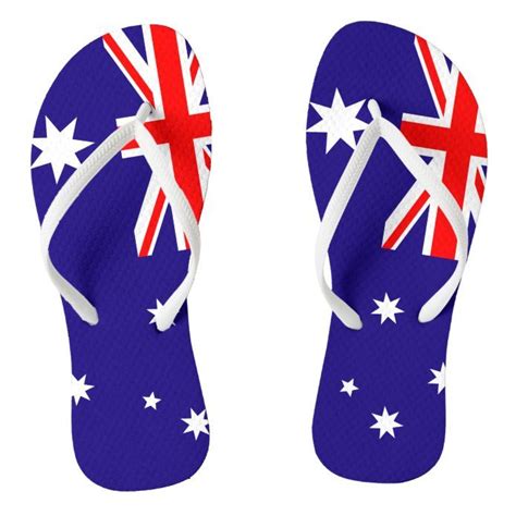 australian flag beach flip flops for men and women zazzle mens flip flops beach flip flops