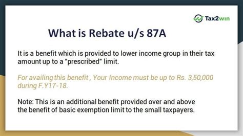 Personal Income Tax Rebate For Resident Individual TaxPAyers