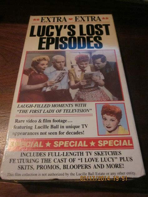 lucy s lost episodes vhs i love lucy bloopers promos i love lucy lost episodes love lucy