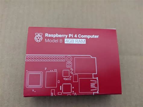 Raspberry Pi 4 Model B Single Board Computer New Sealed 10944
