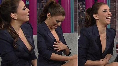 Eva Longoria’s Wardrobe Malfunction On David Letterrman Show Daily Telegraph