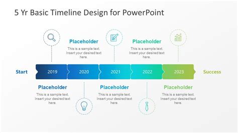 Neat Timeline Free Template Powerpoint Graphic Organizer Examples