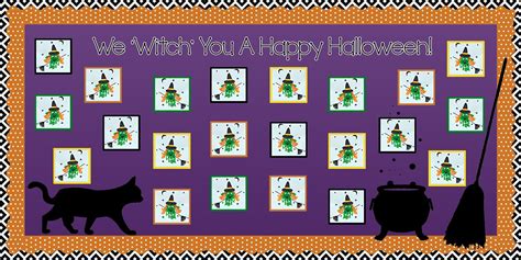 We Witch You A Happy Halloween Bulletin Board Idea Halloween