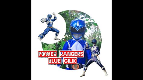 Power Rangers Biru Kids Cosplay Berubah Menjadi Power Rangers Biru