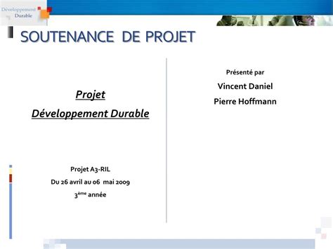 Ppt Soutenance De Projet Powerpoint Presentation Free Download Id