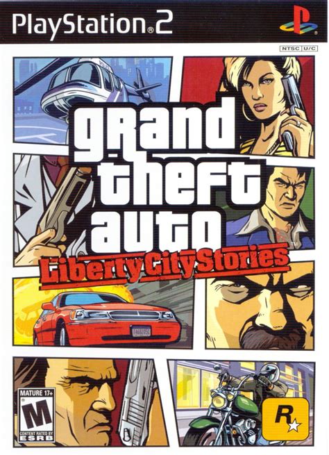 Grand Theft Auto Liberty City Stories 2006 Playstation 2 Box Cover