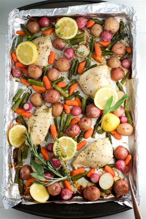 Then you can make a roast chicken dinner in five easy steps, with five (or fewer!) ingredients. Sheet Pan Chicken with Spring Veggies Recipe | Healthy Ideas for Kids