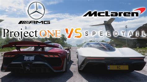 Mercedes Amg Project One V6 Vs Mclaren Speedtail V8 Drag Race Top