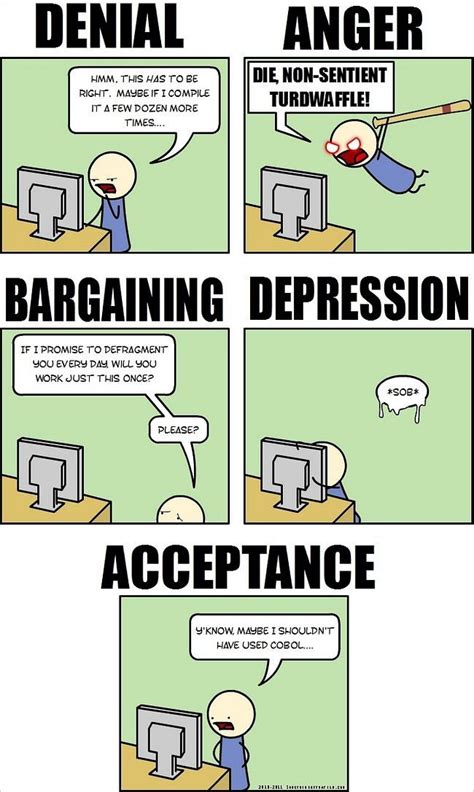 Stages Of Grief Meme