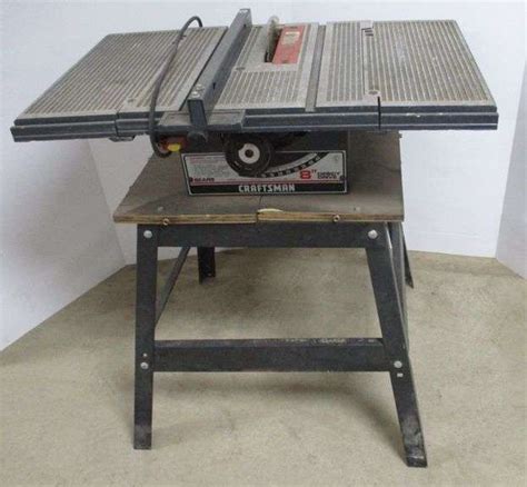 Craftsman 8 Table Saw Works Albrecht Auction Service