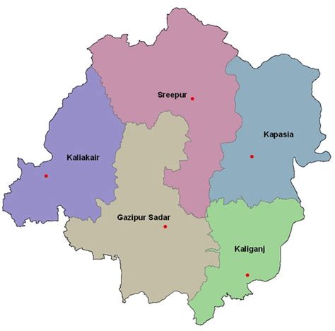 Maps Of Bangladesh Political Map Of Gazipur District Images And Sexiz Pix