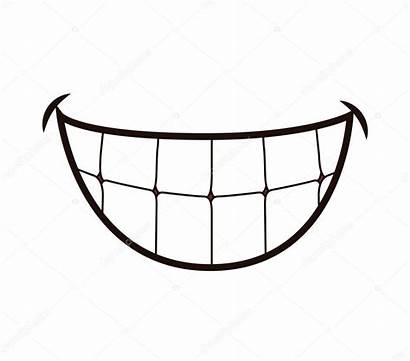 Mouth Smile Cartoon Sourire Dessin Bouche Icon