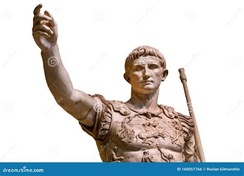 Caesar Augustus The First Emperor Of Ancient Rome Bronze Monumental